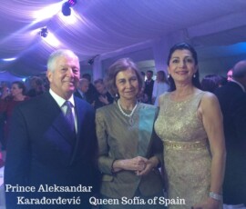 Queen Sofía of Spain, Alexander, Crown Prince of Yugoslavia, Aleksandar Karađorđević, Jadranka Jovanovic